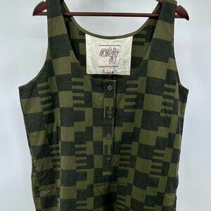 Ace & Jig Green and Black Patterned Jumpsuit